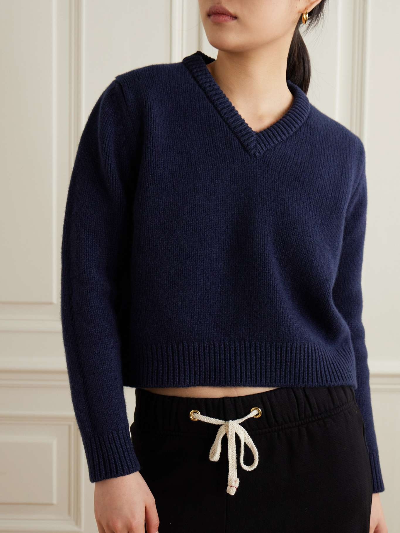 Glenn wool sweater Navy - 3