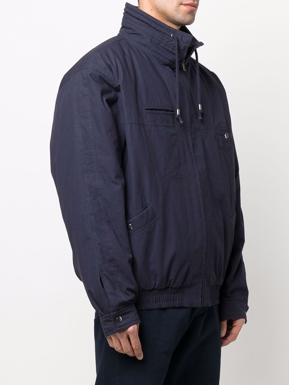 high-neck zip-up jacket - 3