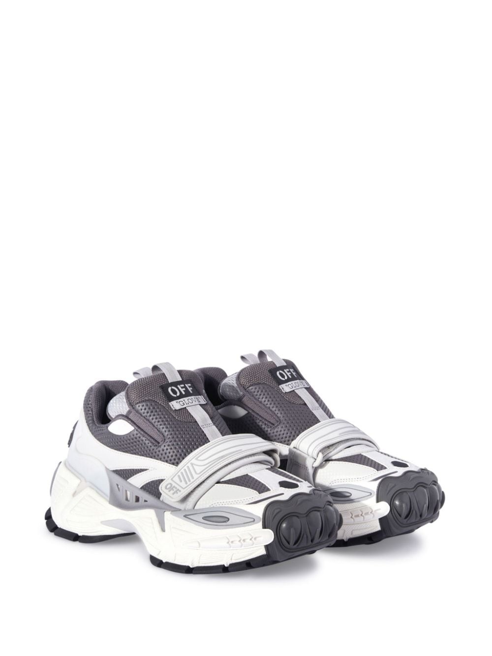 Glove colour-block panelled sneakers - 2