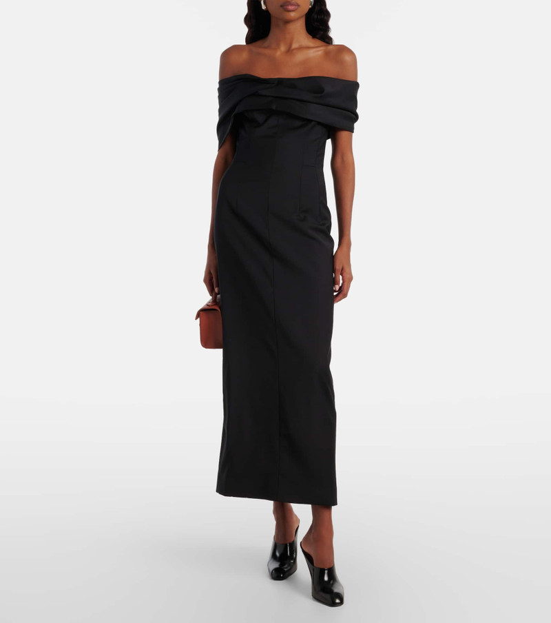 TOVE Perrine wool maxi dress outlook