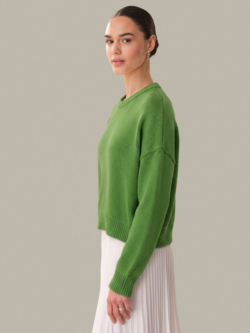 525 america Veda: Classic Cotton Crewneck Sweater outlook