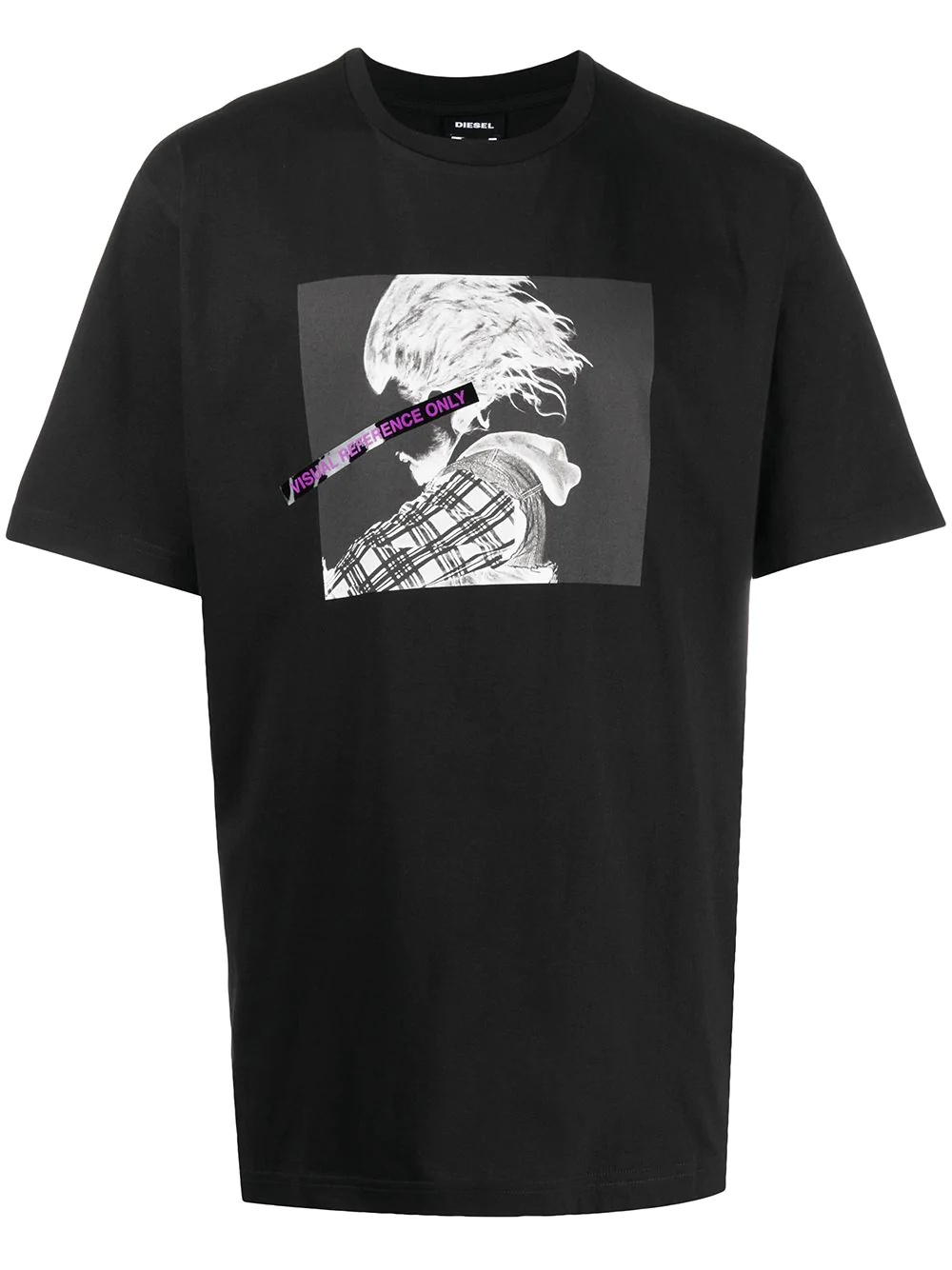 negative photo print T-shirt - 1