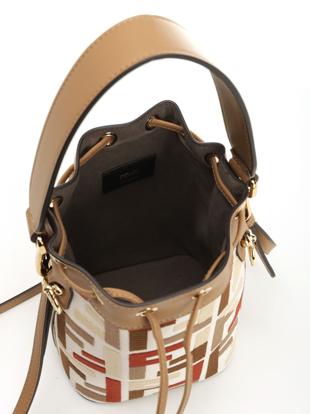 Mini Mon Tresor Canvas Ricamo Handbags Multicolor - 4