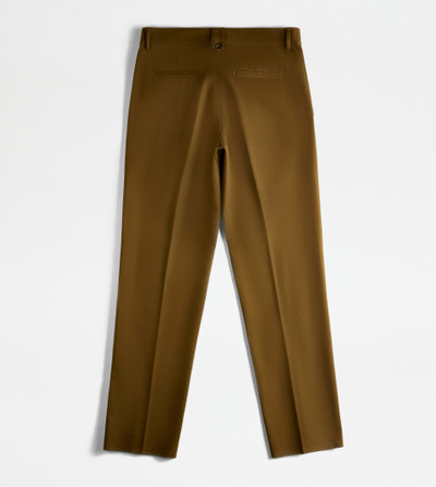 Tod's CHINO PANTS - GREEN outlook