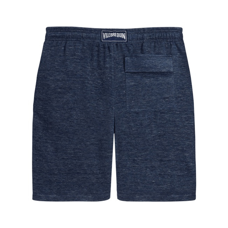 Vilebrequin Unisex Linen Bermuda Shorts Solid outlook