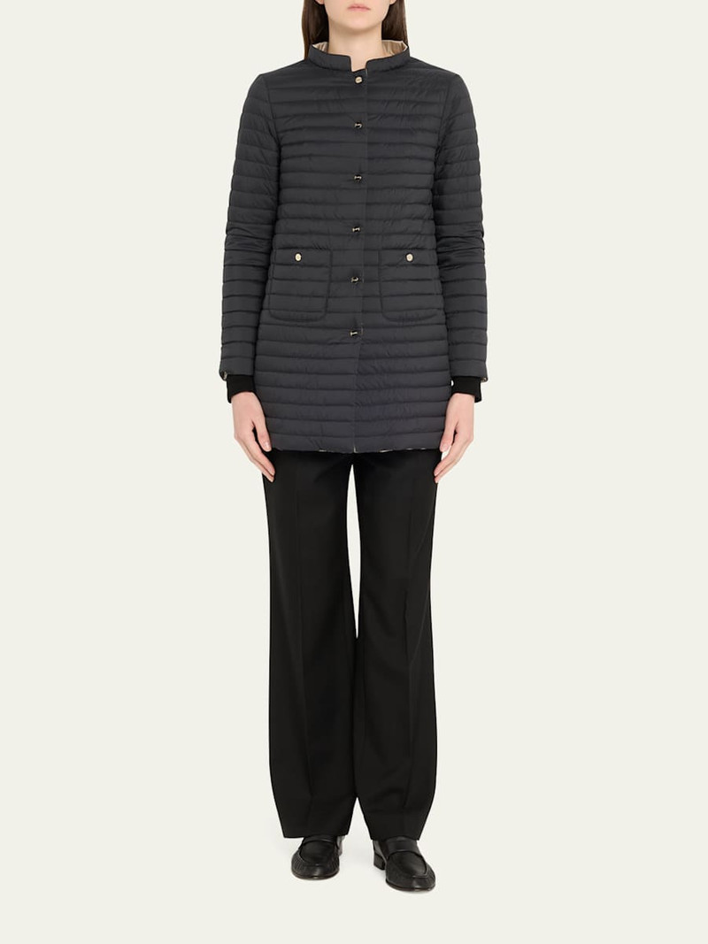 Herno Reversible A-Shape Quilted Down Jacket outlook