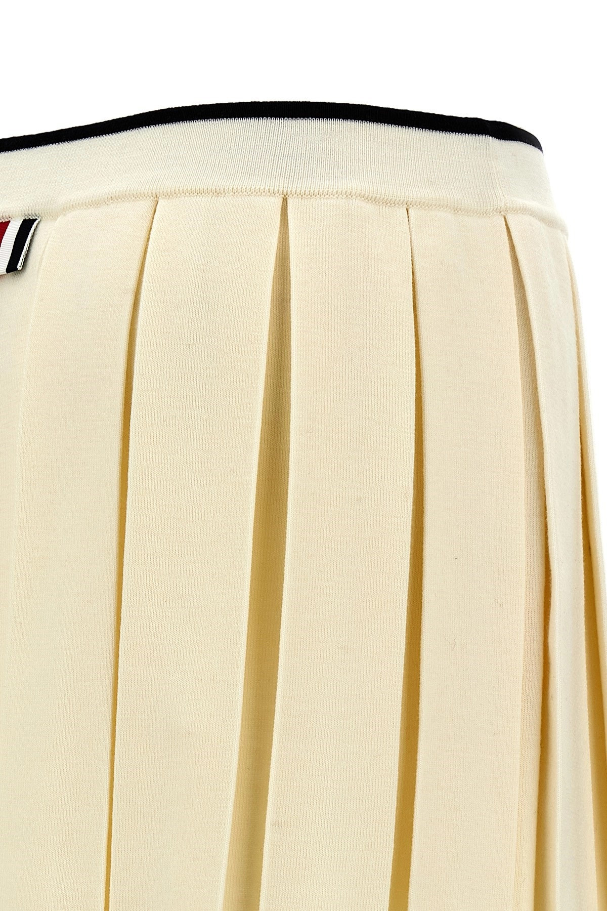 Knitted pleated skirt - 5