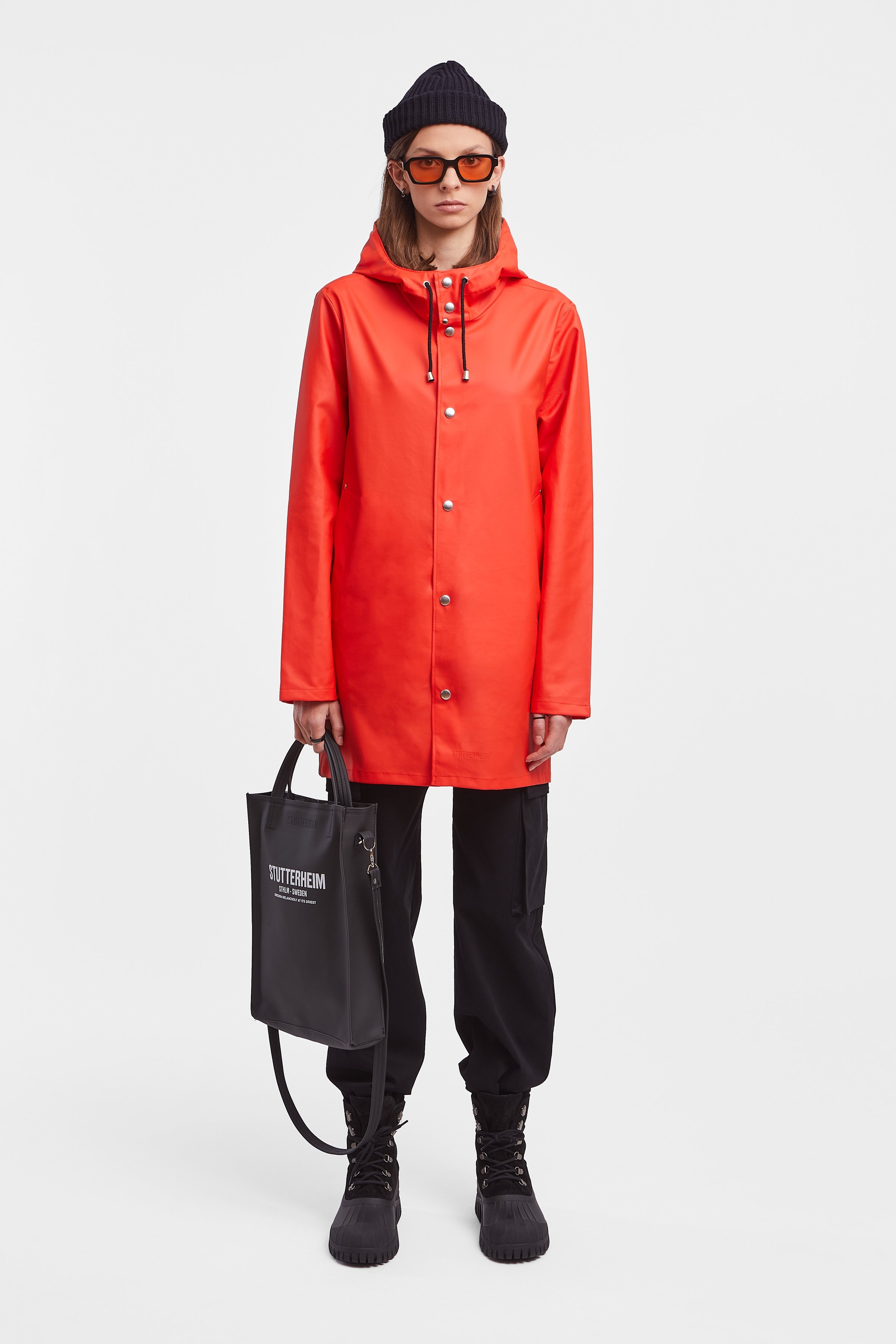 Stockholm Lightweight Women Raincoat Fade Red - 2