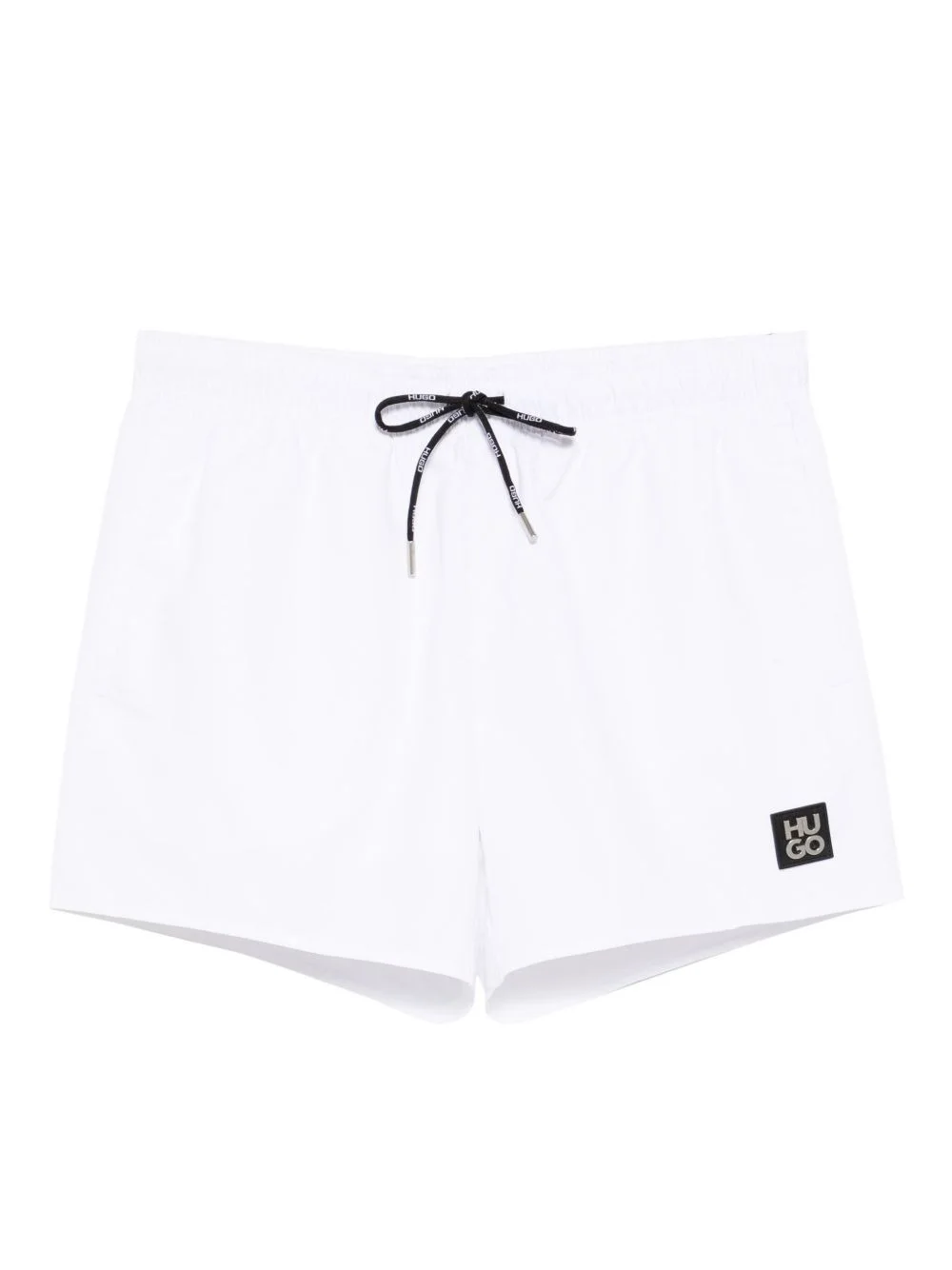 logo-patched swim shorts - 1