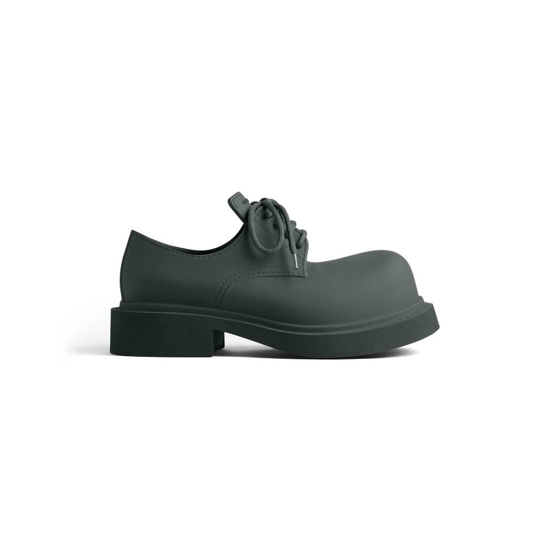 BALENCIAGA Men's Steroid Derby in Dark Green - 717805W0FOI1025