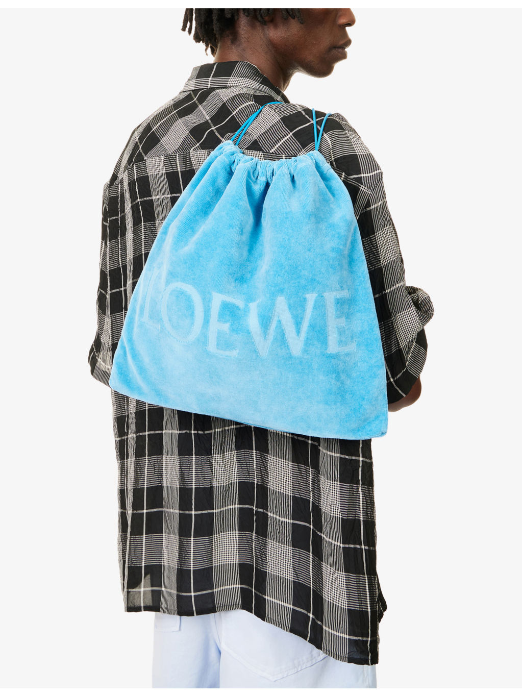 Drawstring Medium Cotton Pouch - 2
