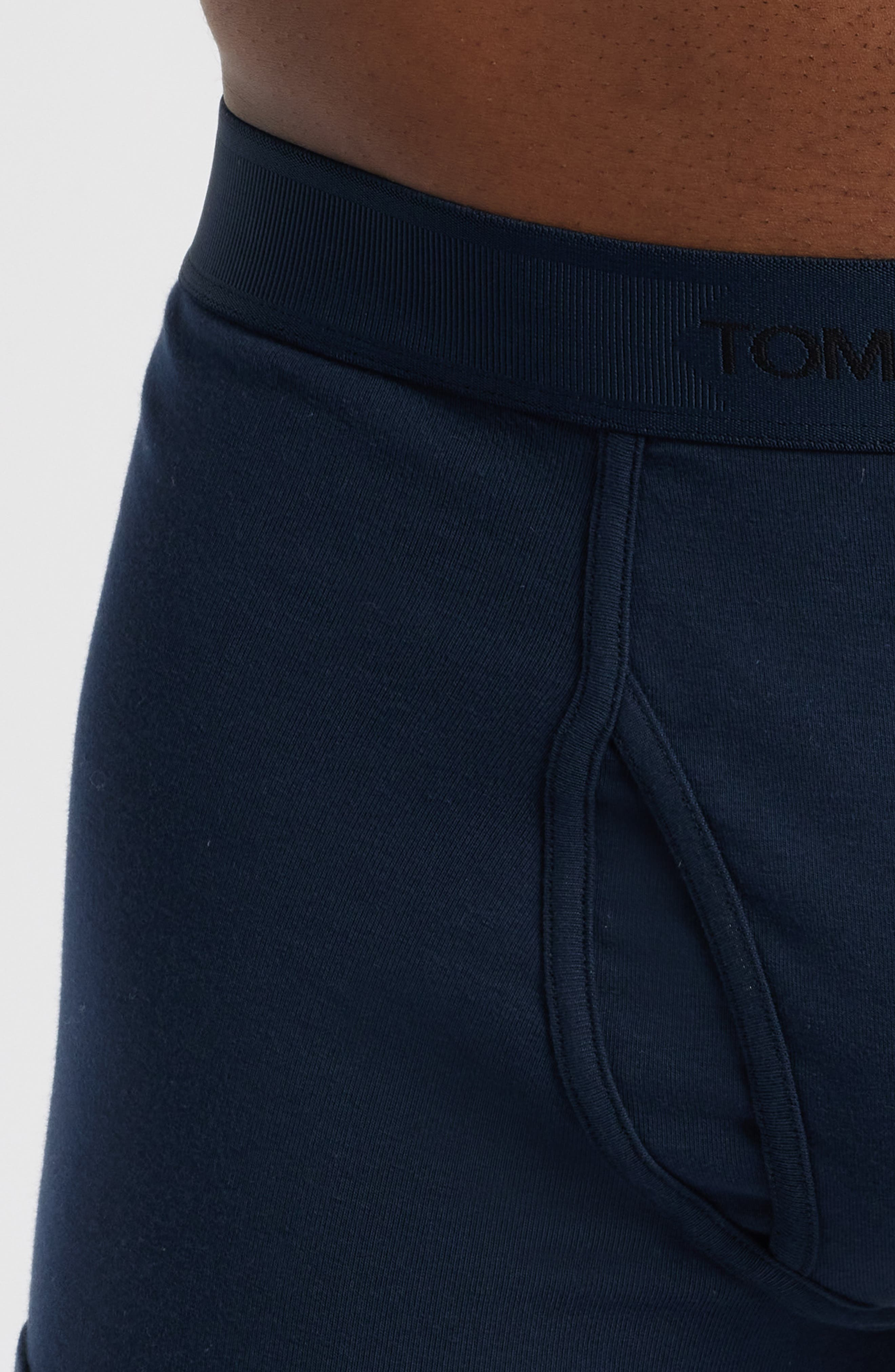 TOM FORD Cotton Stretch Jersey Boxer Briefs in Dark Sapphire at Nordstrom - 4
