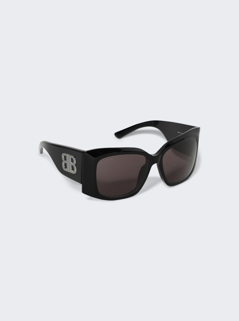 BALENCIAGA Oversized Sunglasses Black outlook