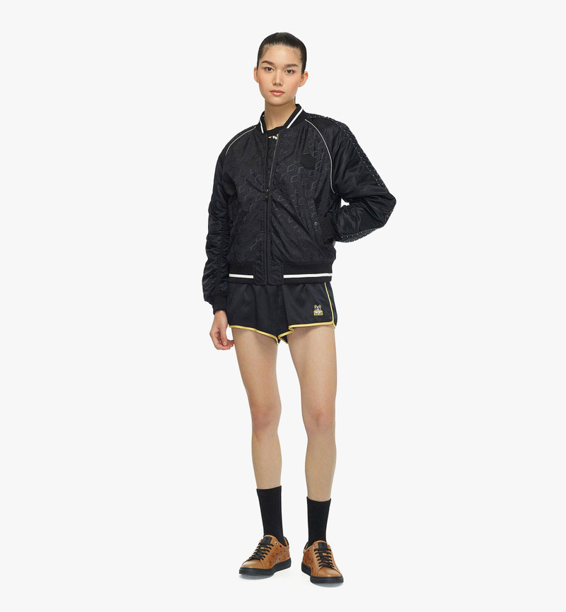 MCM Women’s Après-Ski Cubic Monogram Bomber Jacket in ECONYL® outlook