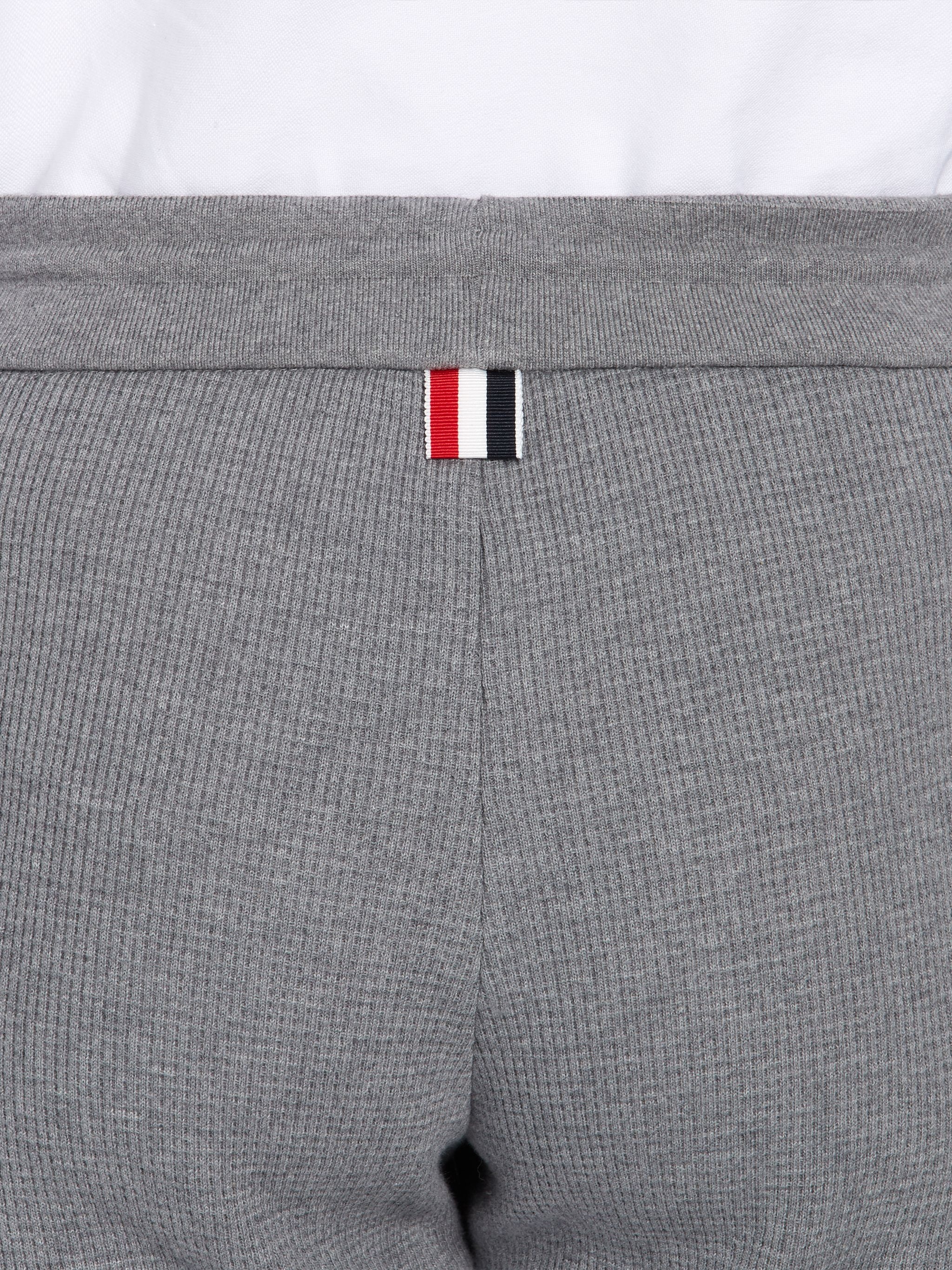 Medium Grey Waffle 4-Bar Sweatpants - 6