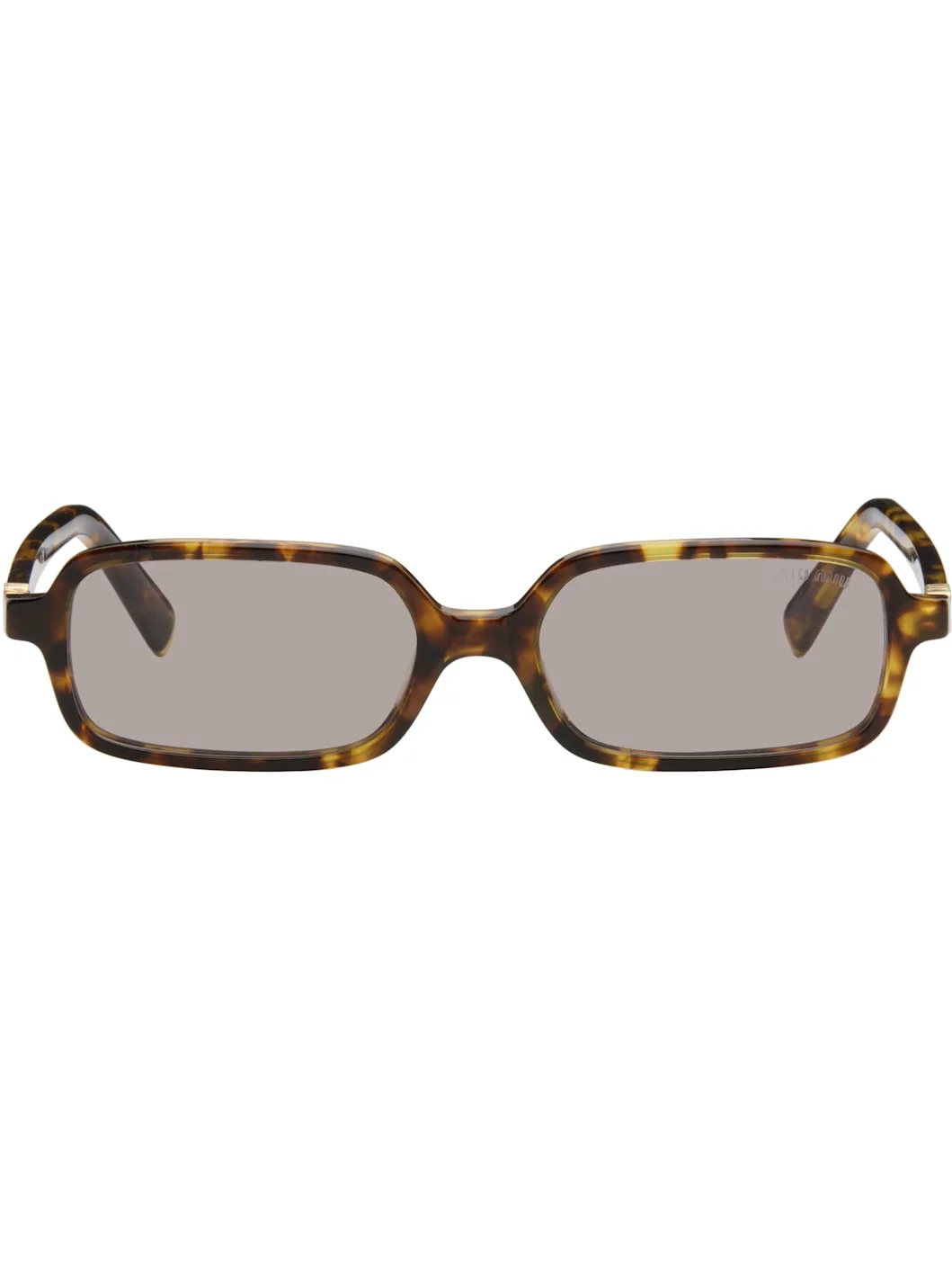 Brown Miu Regard Sunglasses - 1