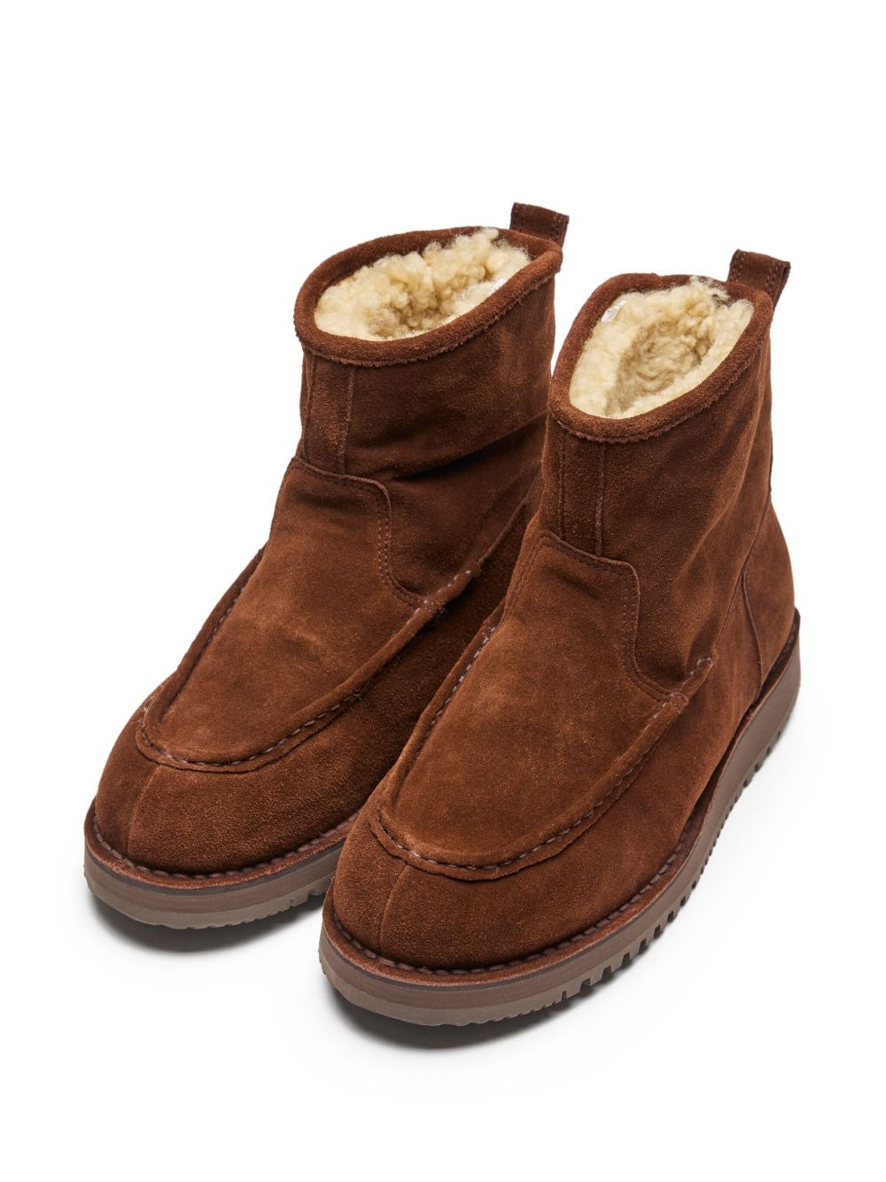 suede shearling boots - 2