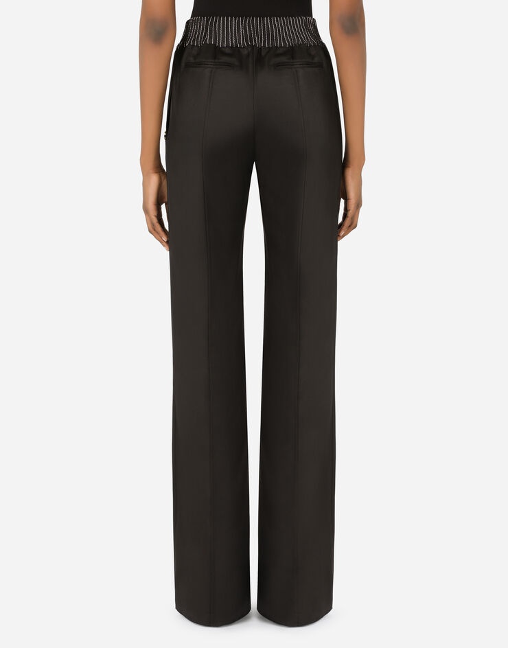 Twill palazzo pants - 2