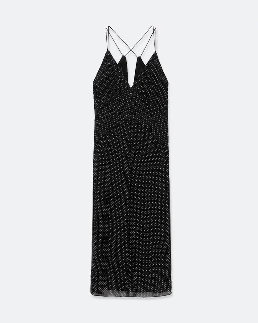 FAWN VISCOSE SLIP DRESS - 1