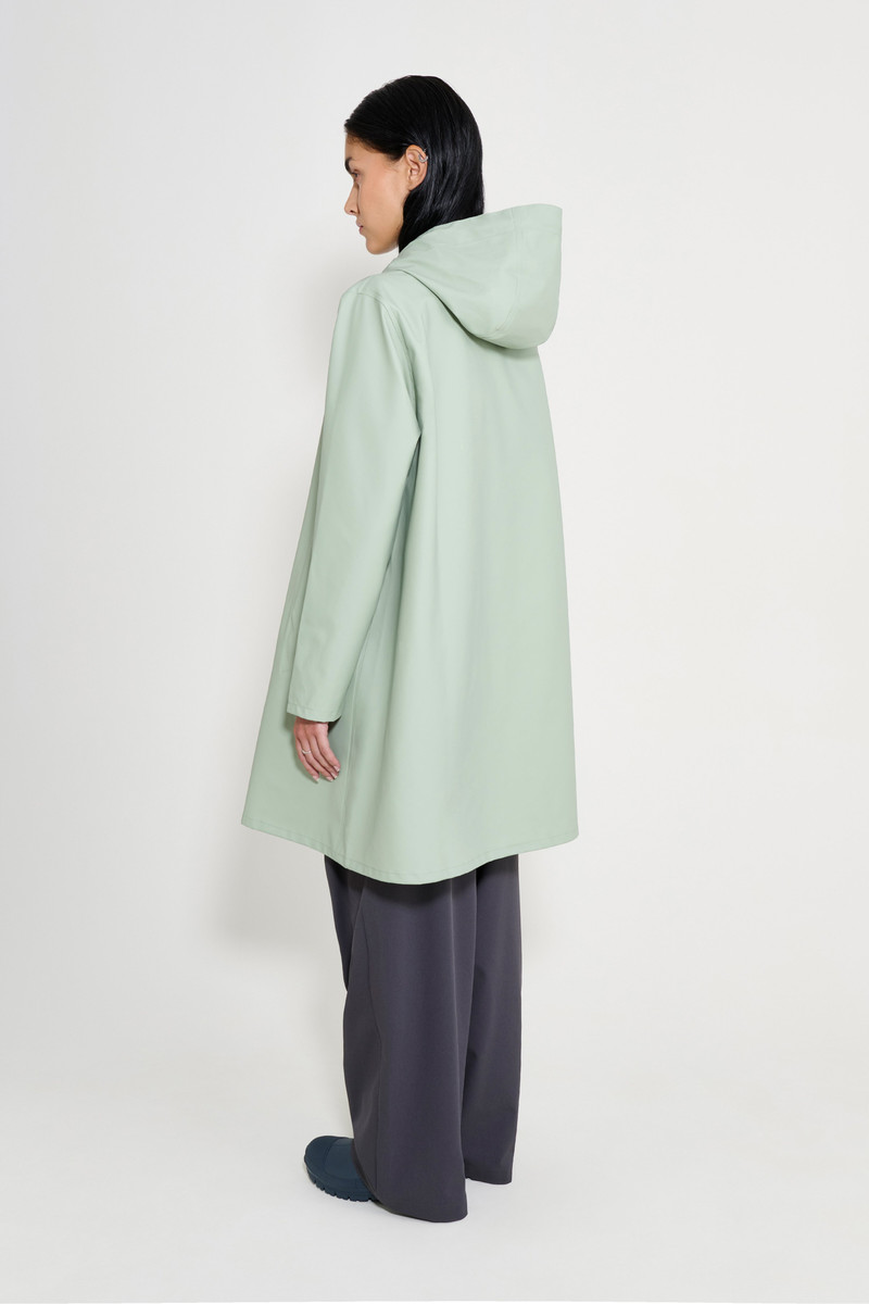 Mosebacke Lightweight Raincoat Sage 3