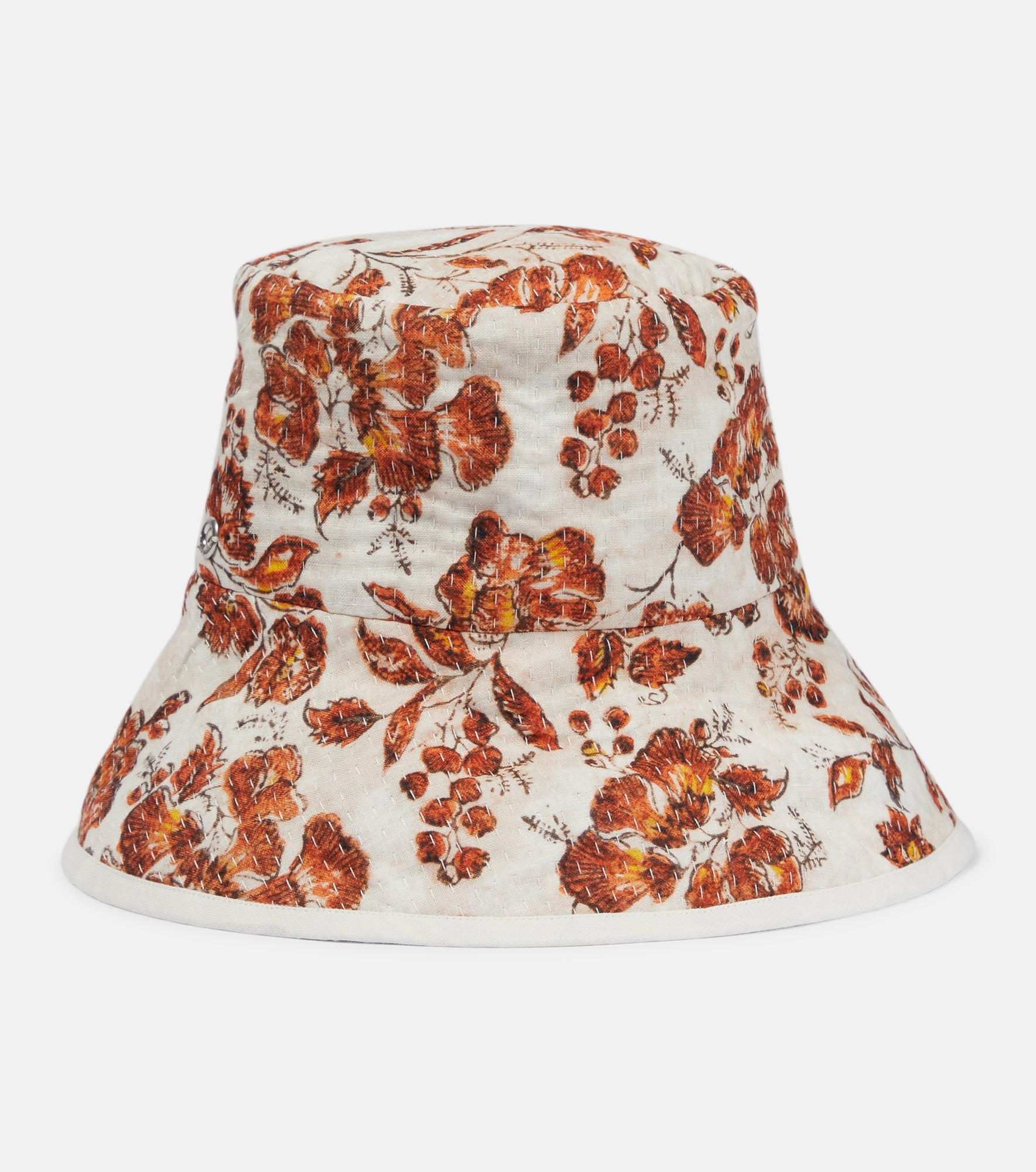 Reversible floral bucket hat - 1