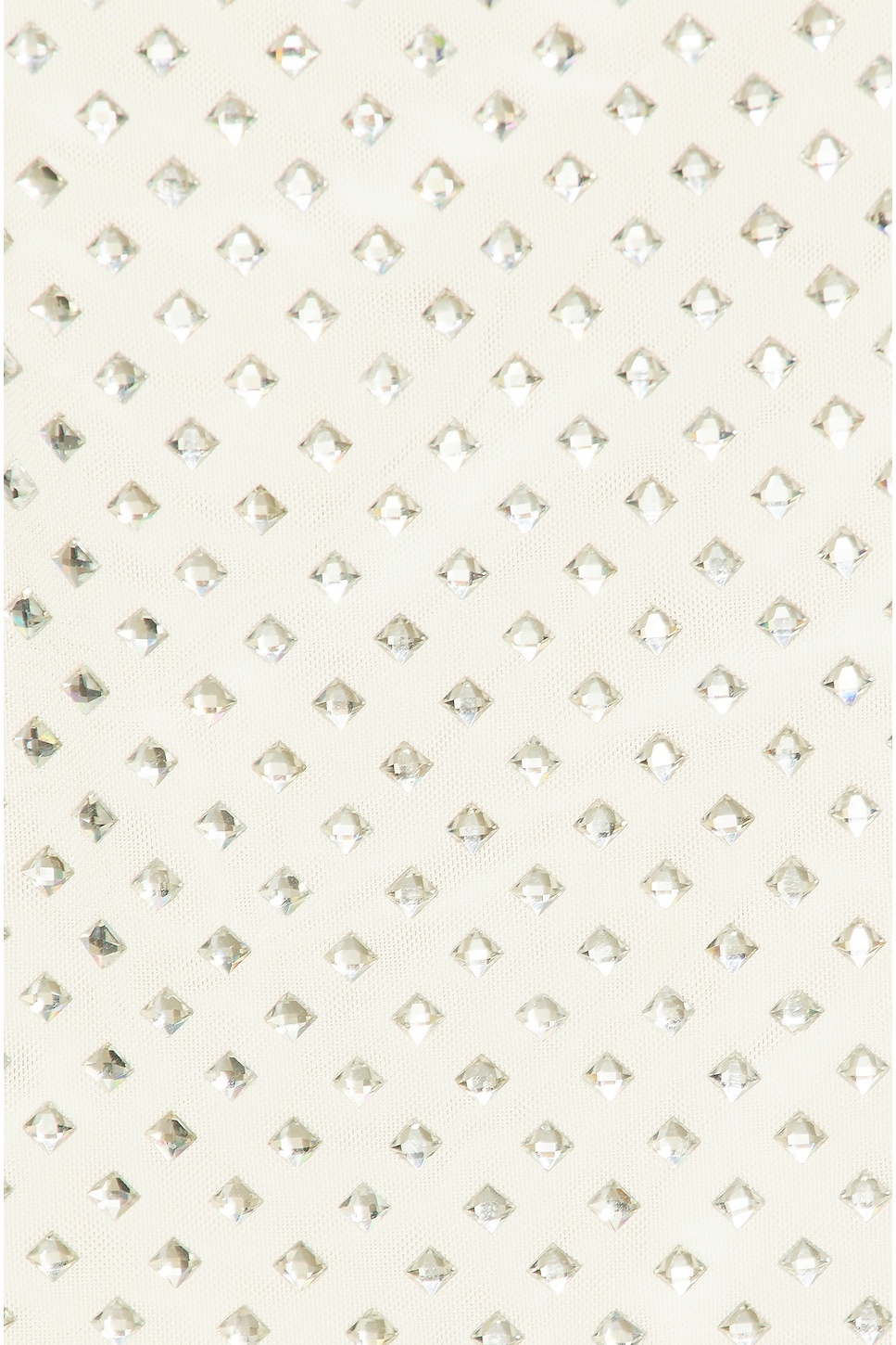 Mesh Rhinestone Maxi Dress - 4