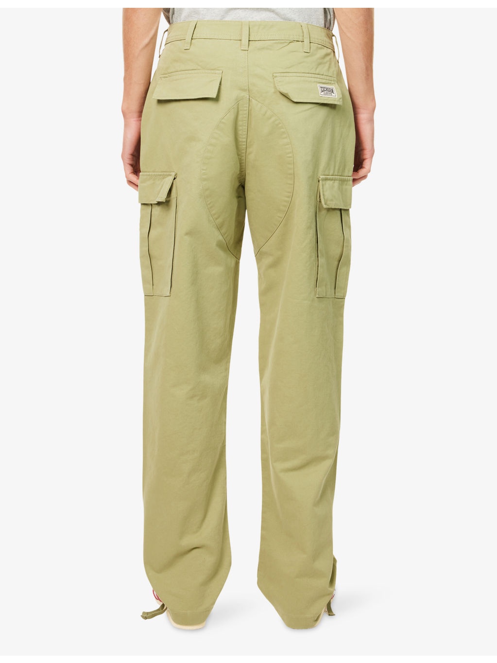 Running Dog Multi-Pockets Cotton Trousers - 4