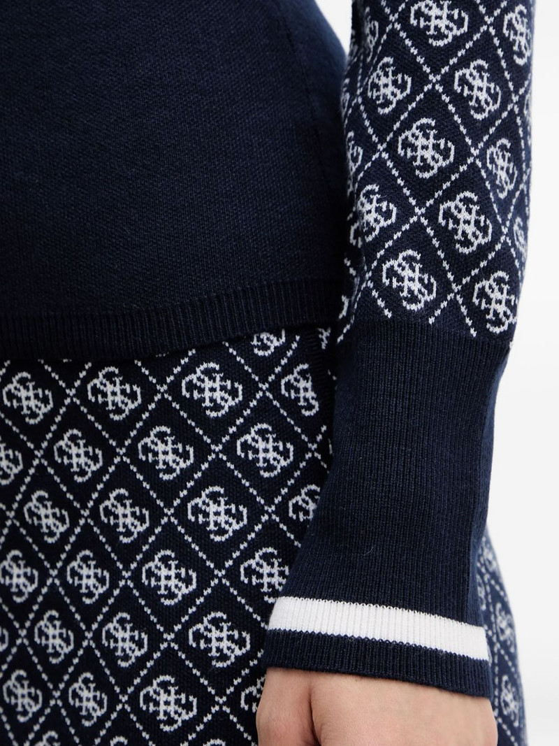 patterned long-sleeve sweater 4