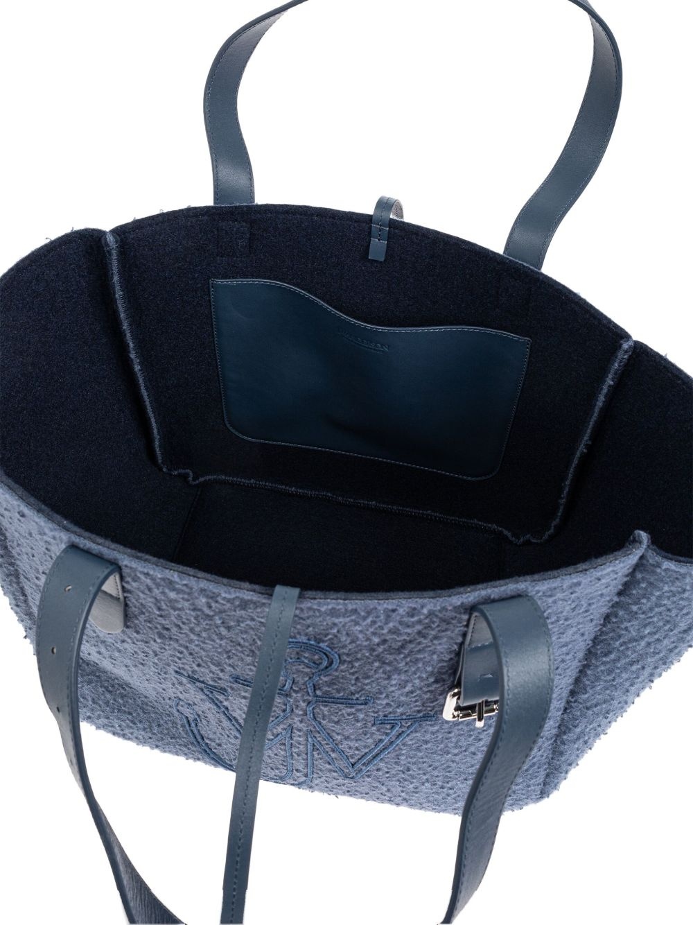 logo-embroidered tote bag - 6