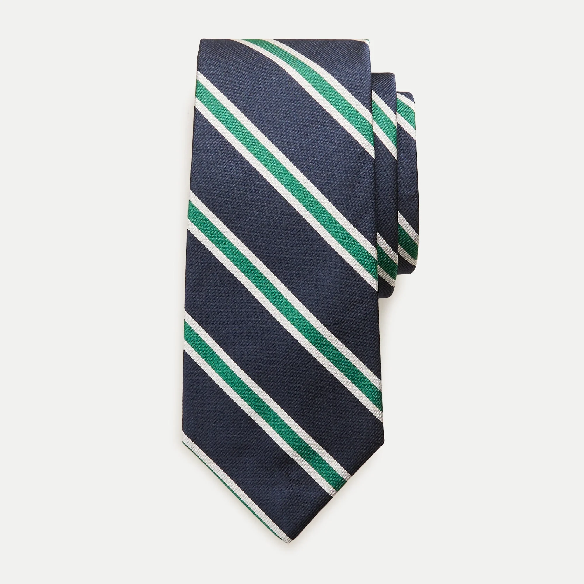 English silk striped tie - 1