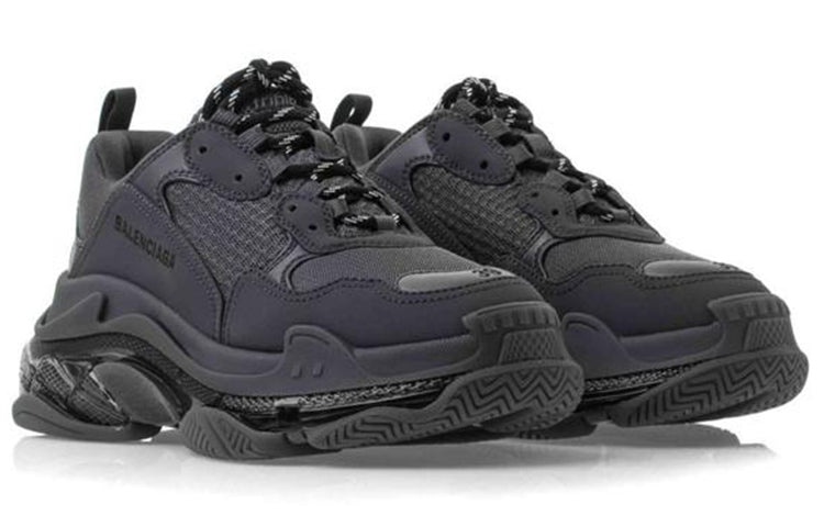 (WMNS) Balenciaga Triple S Sneaker 'Clear Sole Deep Blue' 544351W2GA14900 - 3