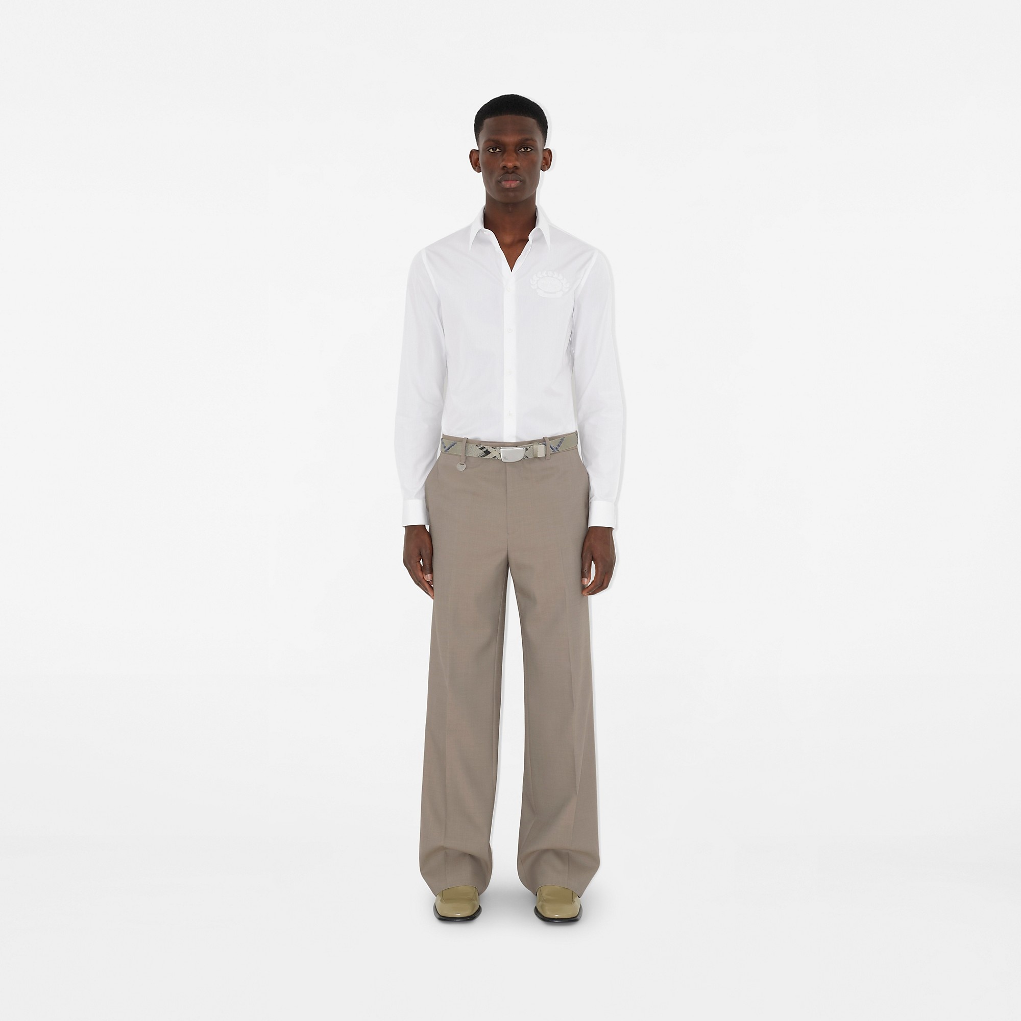 Check Webbing Shield Belt - 2