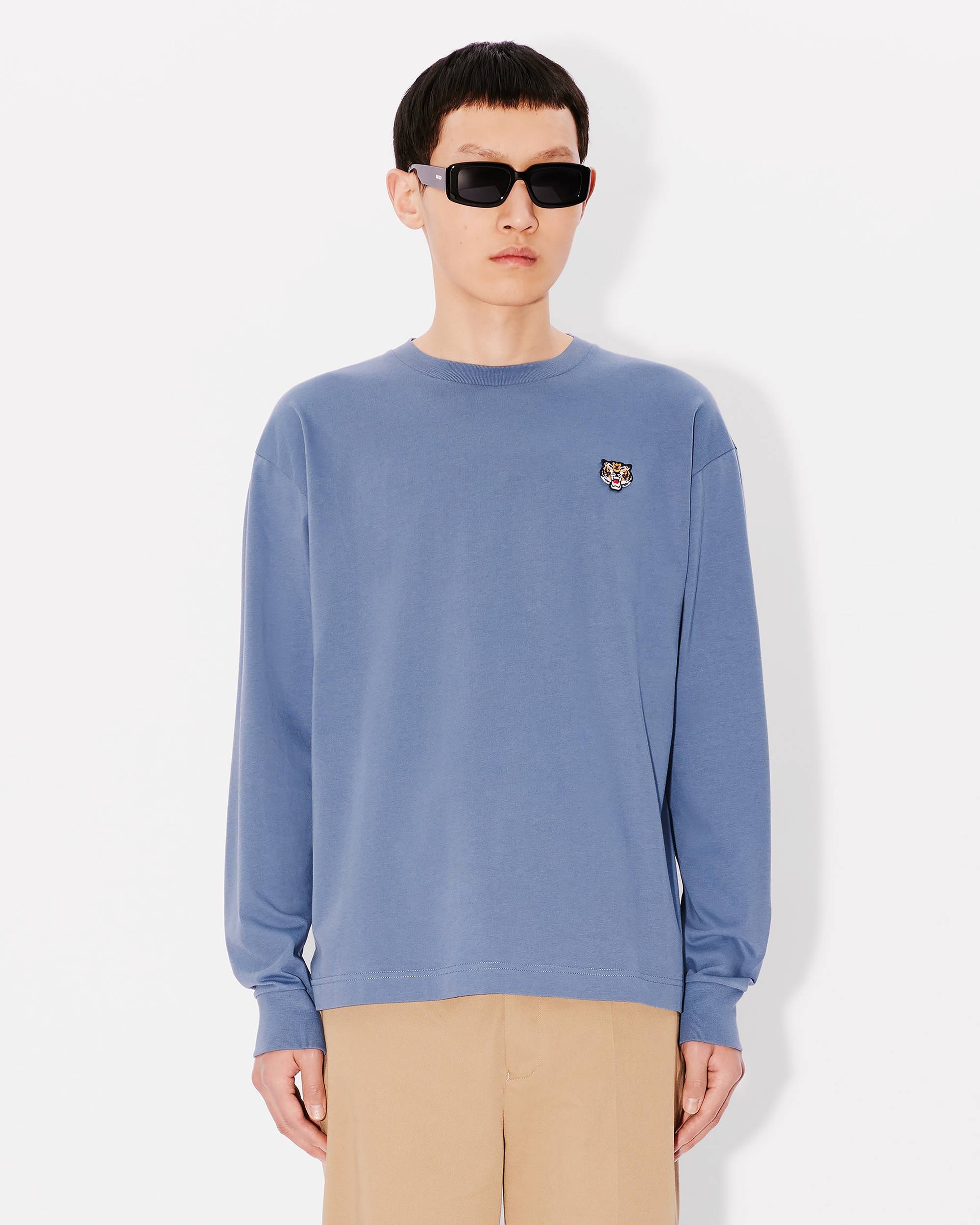 'Lucky Tiger' embroidered long sleeve T-shirt - 3