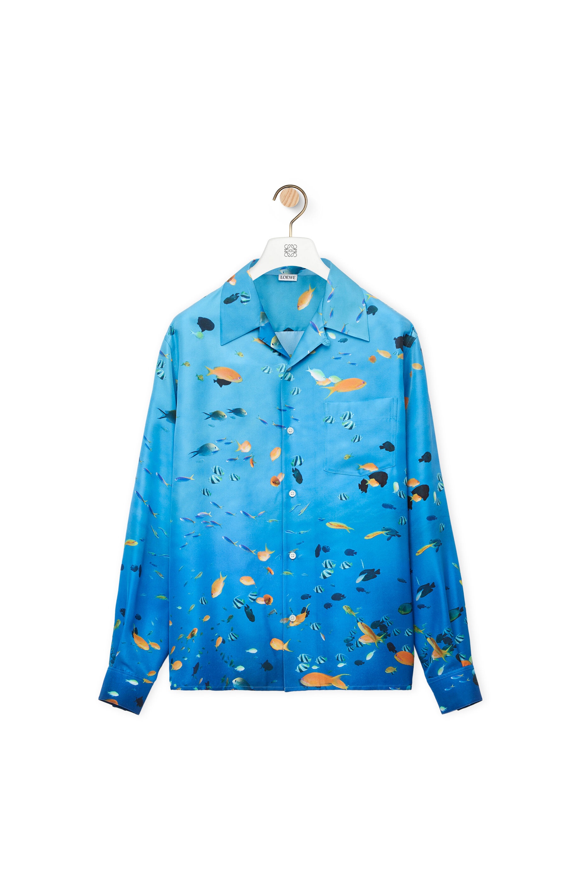 Aquarium shirt in silk - 1