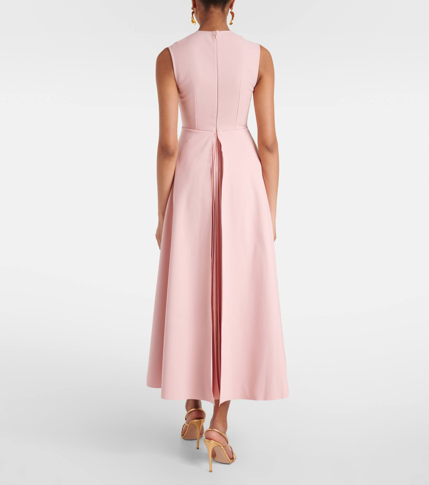 Severny pleated layered midi dress - 3