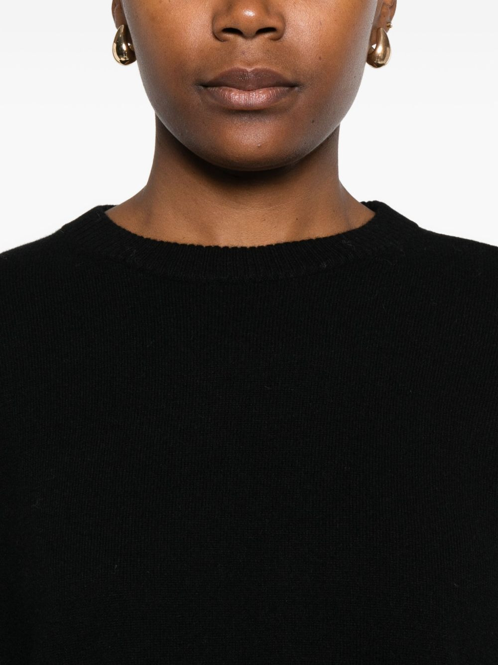 round-neck knitted sweater - 5