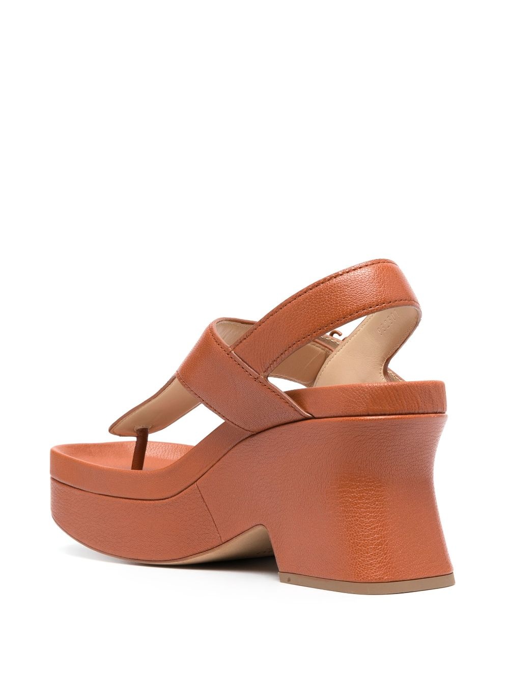 Ease 90mm leather flatform sandals - 3