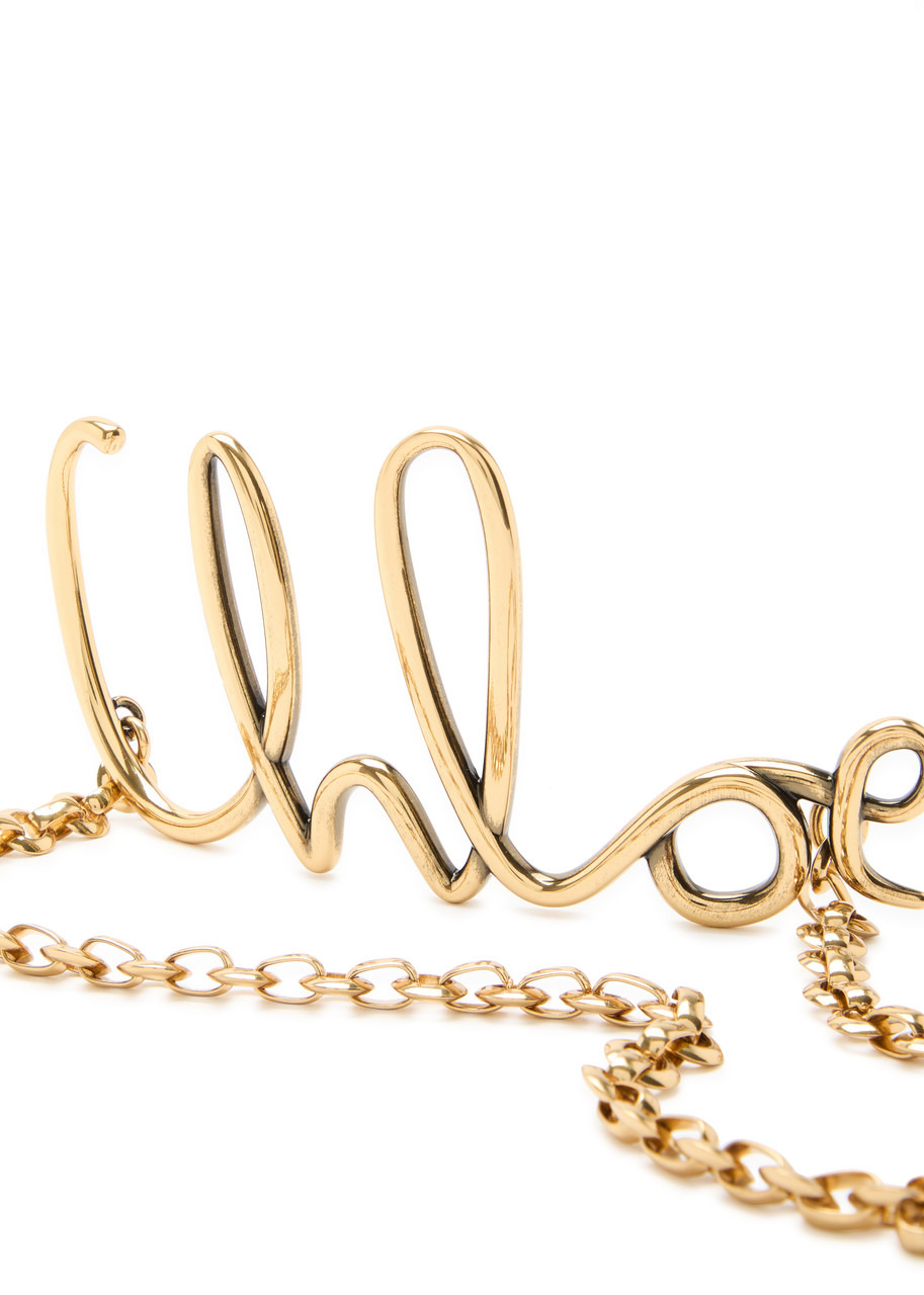 Chloe Iconic Logo Chain Belt - 4