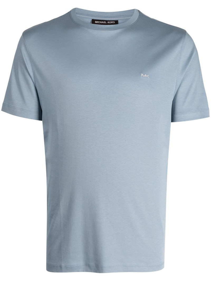 embroidered-logo cotton T-shirt 1
