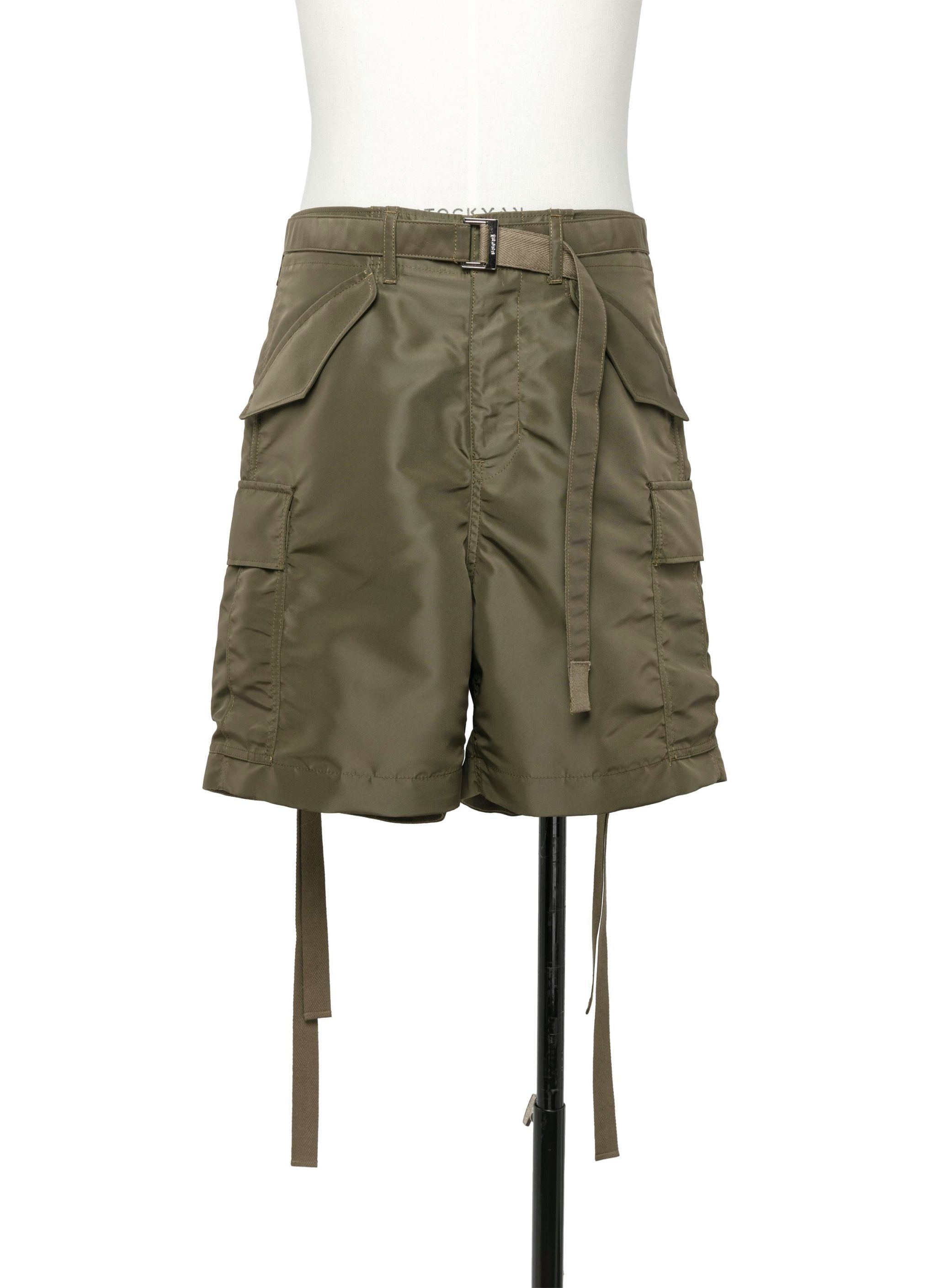 Nylon Twill Shorts - 1