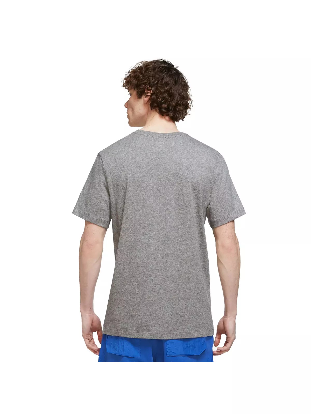 Men's Air Stretch Short Sleeve Crew Tee-Grey - 2