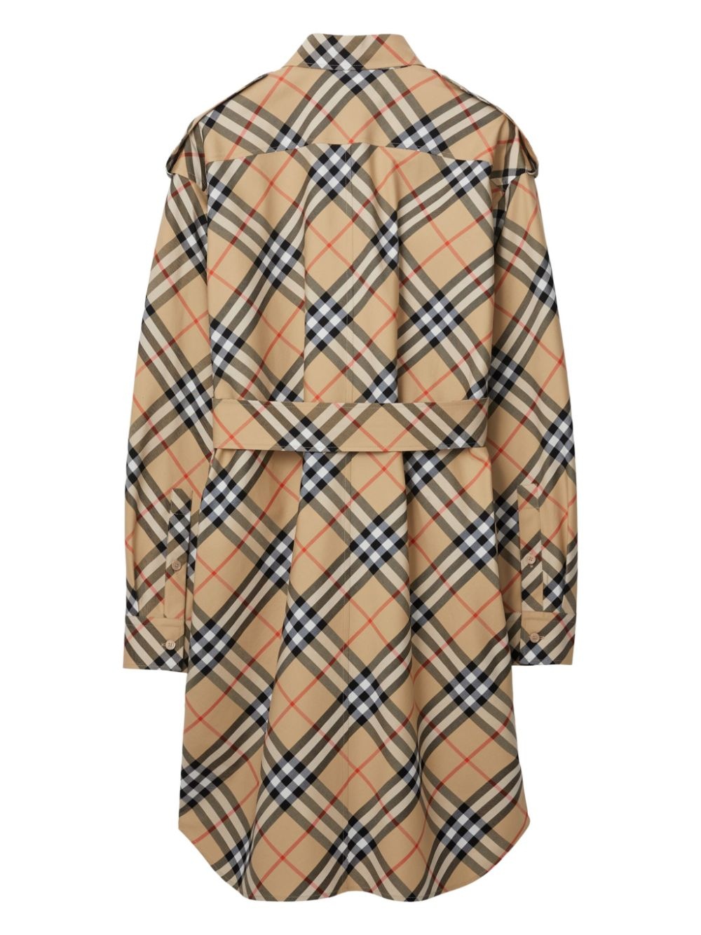 Vintage Check cotton shirtdress - 5