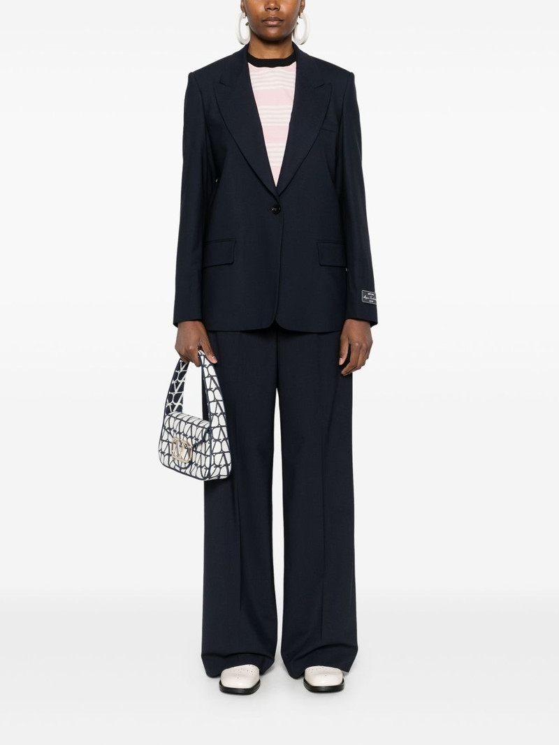 MSGM logo-waistband trousers outlook