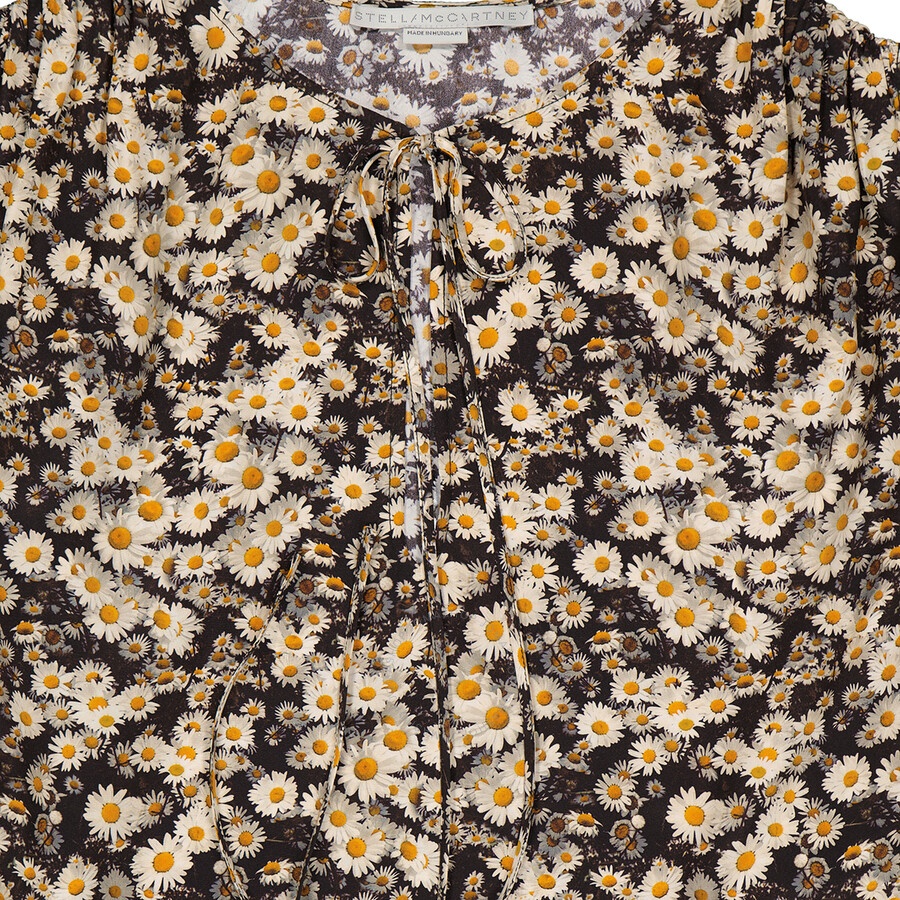 Stella Mccartney Multicolor Printed Silk Top - 7