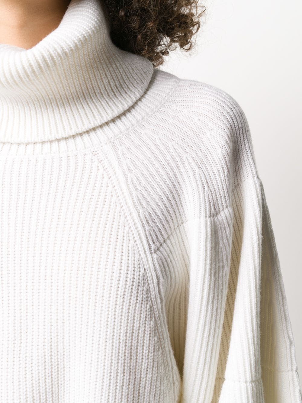 roll neck cashmere jumper - 5