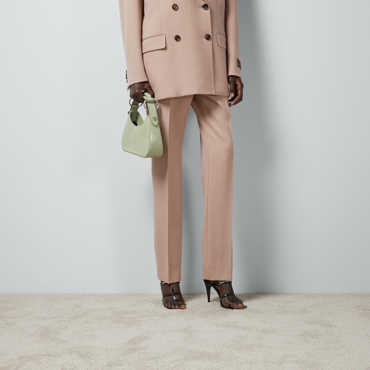 Wool pant with Gucci Horsebit label - 6