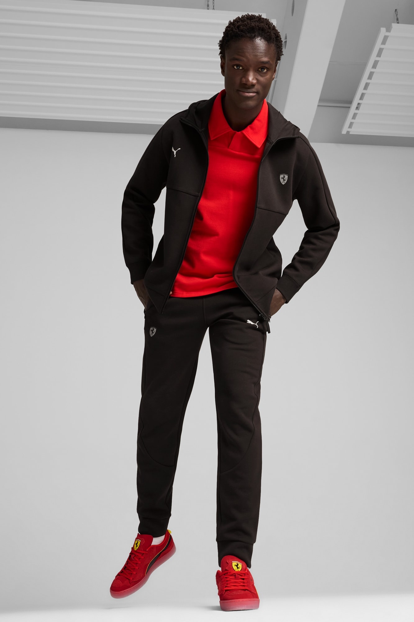 Ferrari Style Sweat Jacket Men - 5
