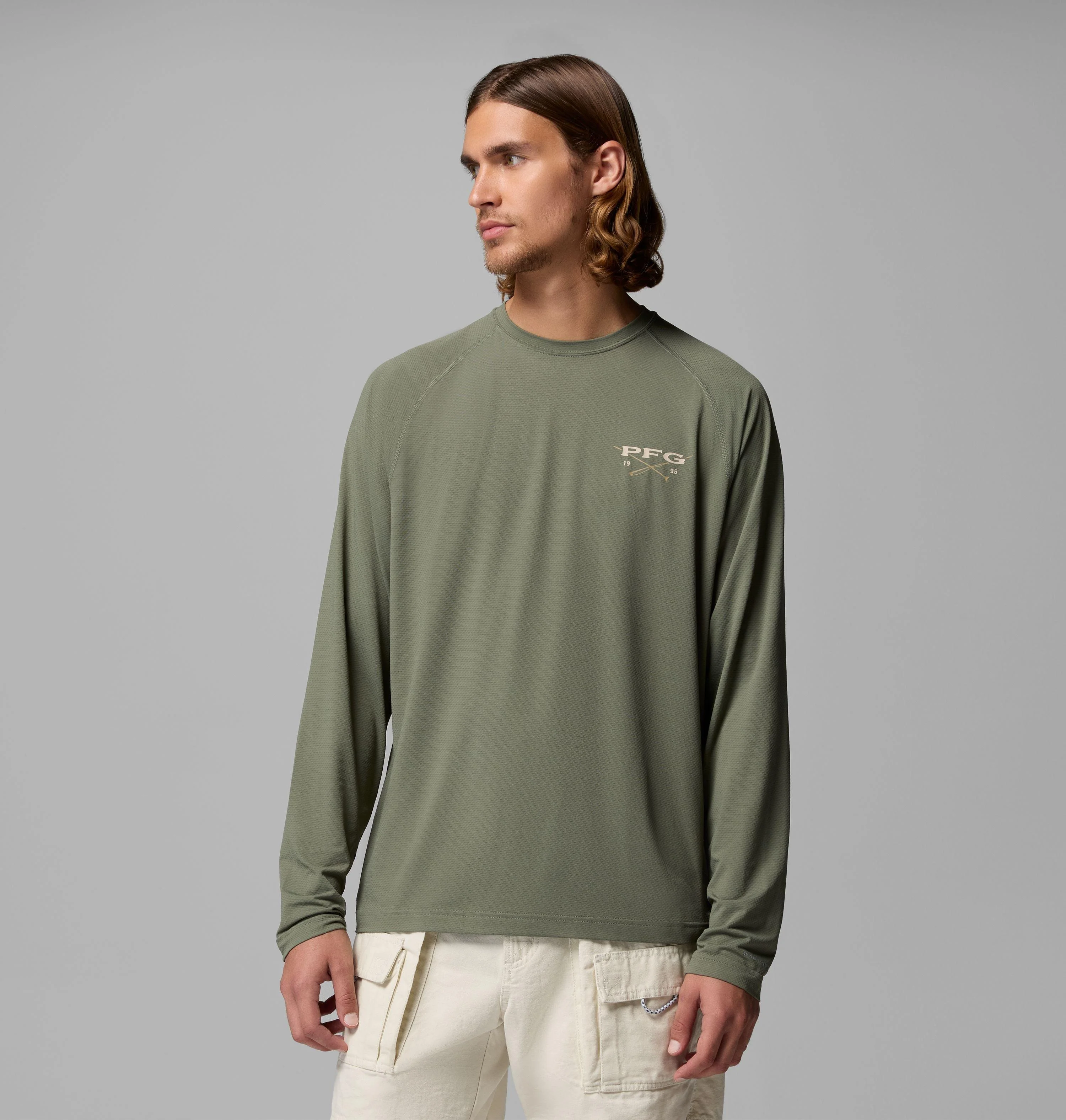 Men's PFG Solar Stream II Graphic Long Sleeve Shirt - 1