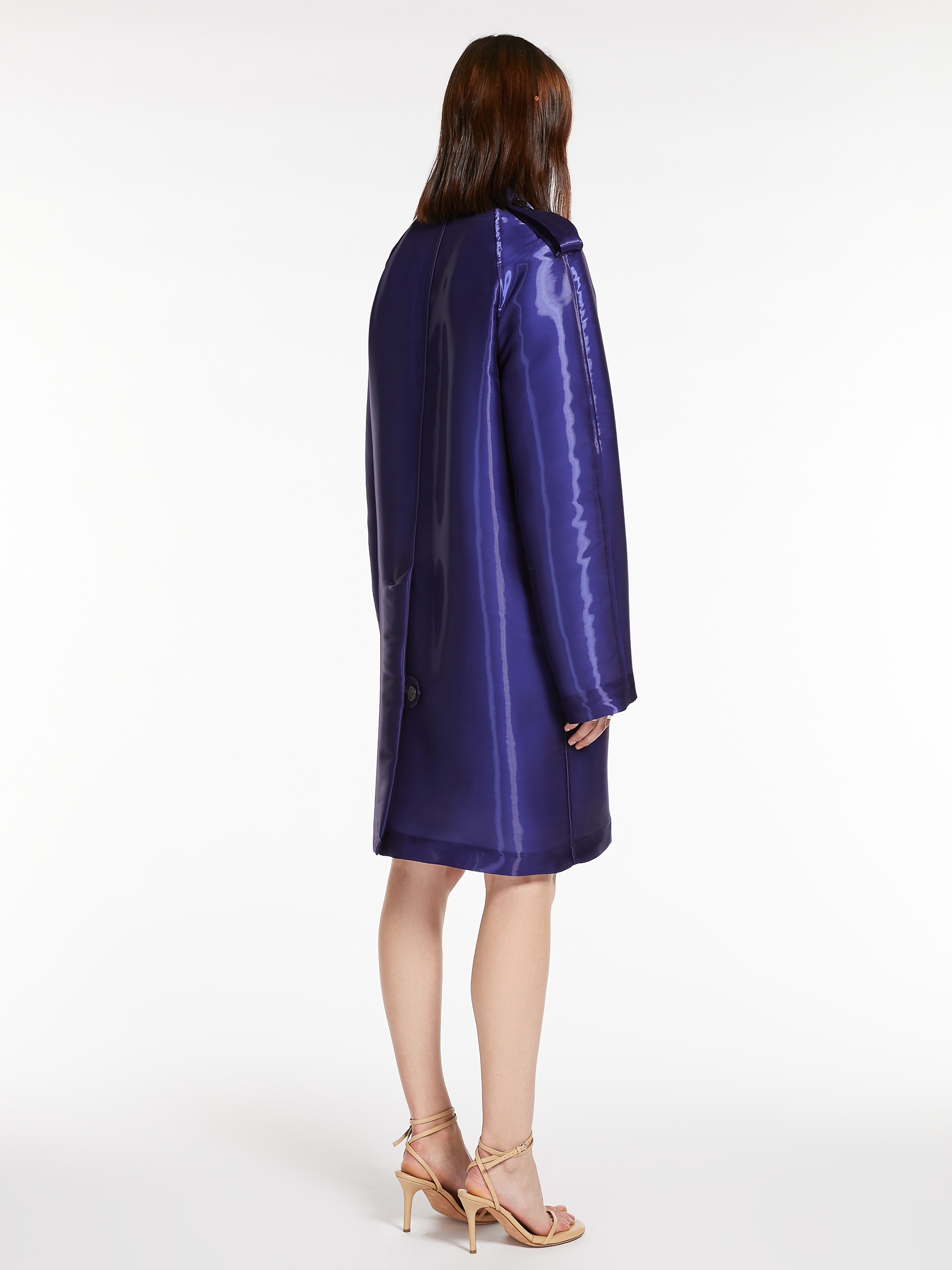 DAFNE Oversized organza overcoat - 4