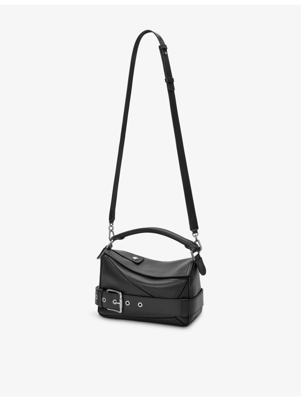 Puzzle Biker Small Leather Cross-Body Bag - 10